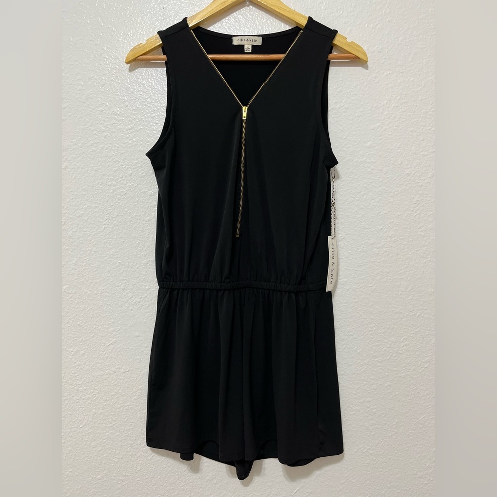 ellie & kate Black Shorts Romper, Size M